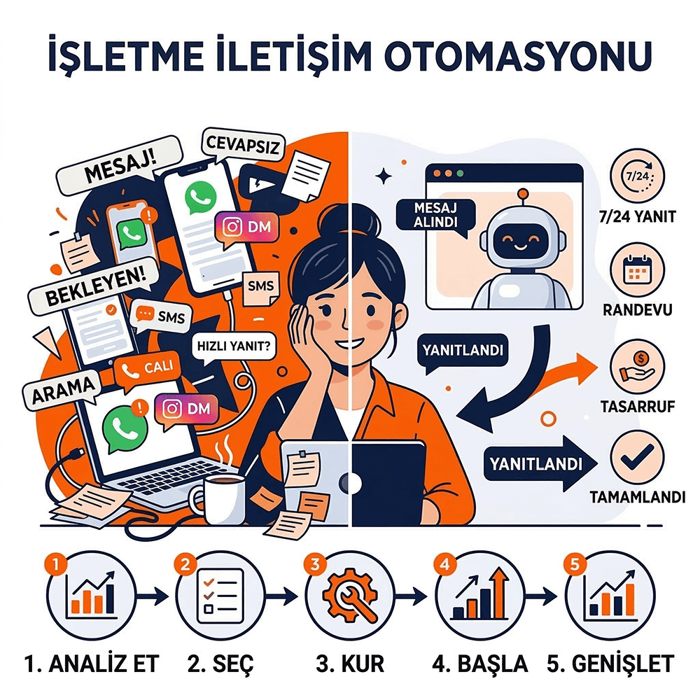 Küçük İşletmeler İçin Müşteri İletişim Otomasyonu: Nereden Başlamalı?