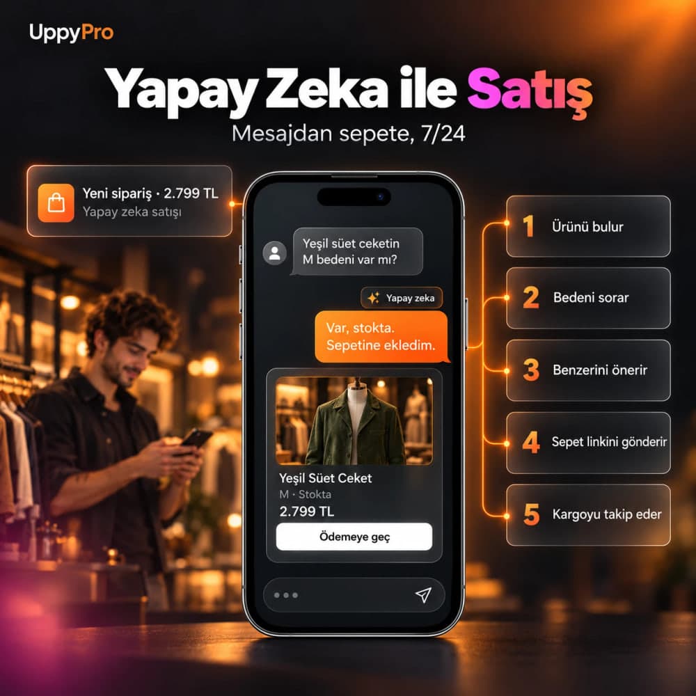 Yapay Zeka ile Satış: E-Ticarette Yapay Zeka Satış Temsilcisi Nasıl Kullanılır? (2026)