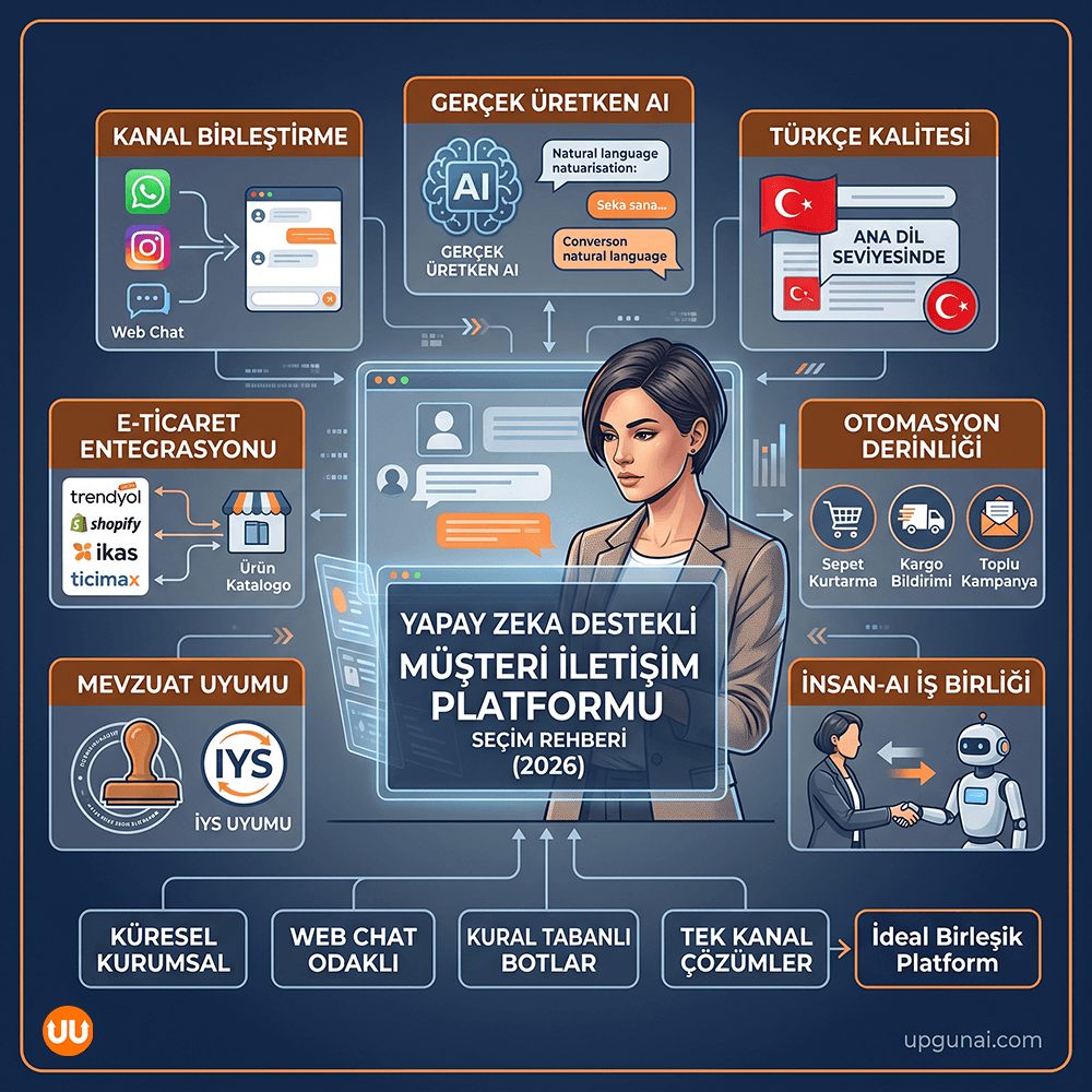 Yapay Zeka Destekli Müşteri İletişim Platformu Nasıl Seçilir? (2026 Rehberi)