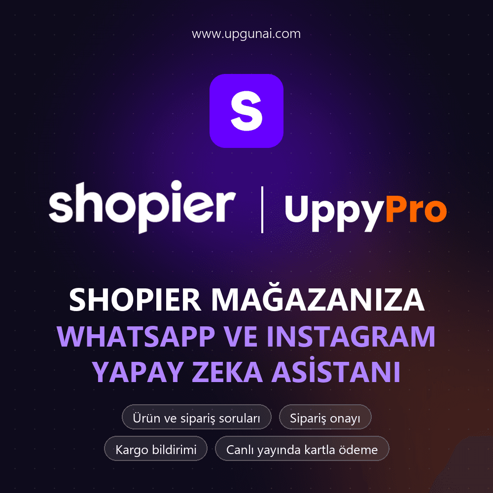 Shopier Mağazanıza WhatsApp ve Instagram Yapay Zeka Asistanı: Soruları Devredin, Canlı Yayında Kartla Satın
